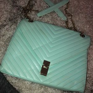 Tiffany blue handbag